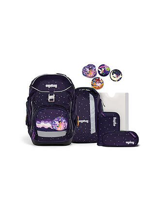 ERGOBAG | Set di zaino scolastico 6 pz. Orso osservatore di stelle