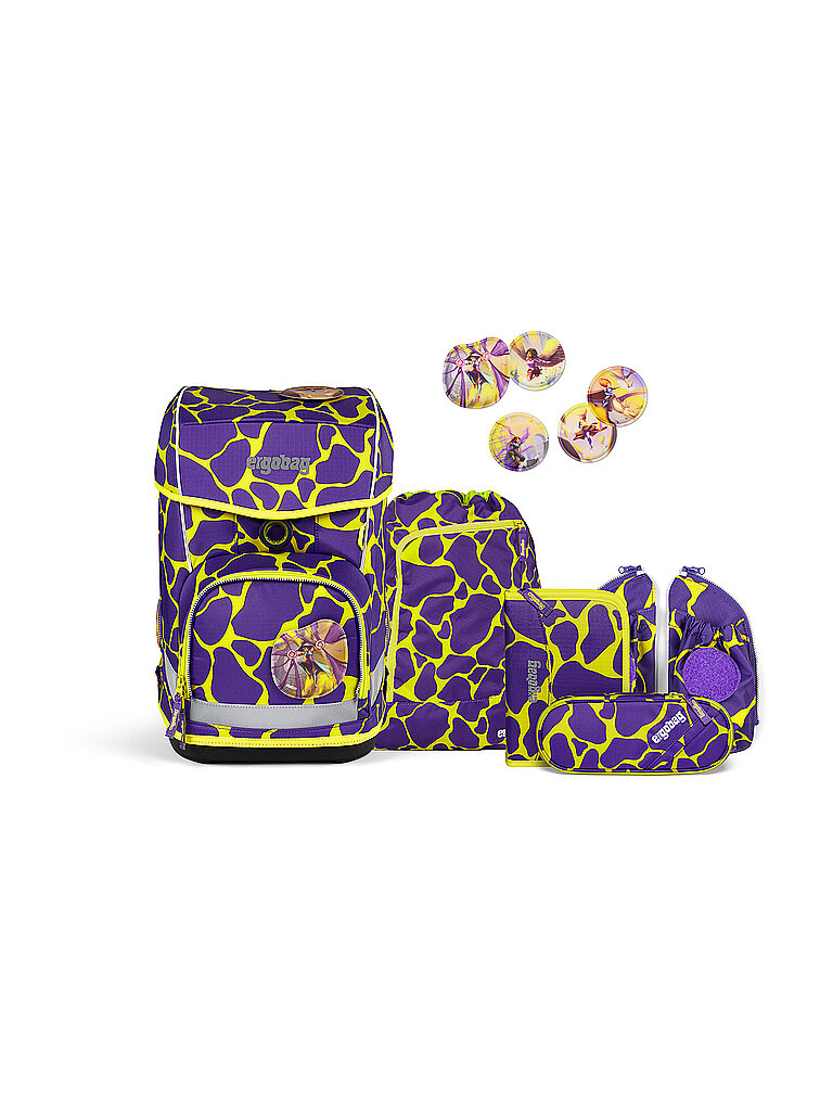 Set di zaini scolastici 6 pz. CUBO Light Lumi - SuBärkraft