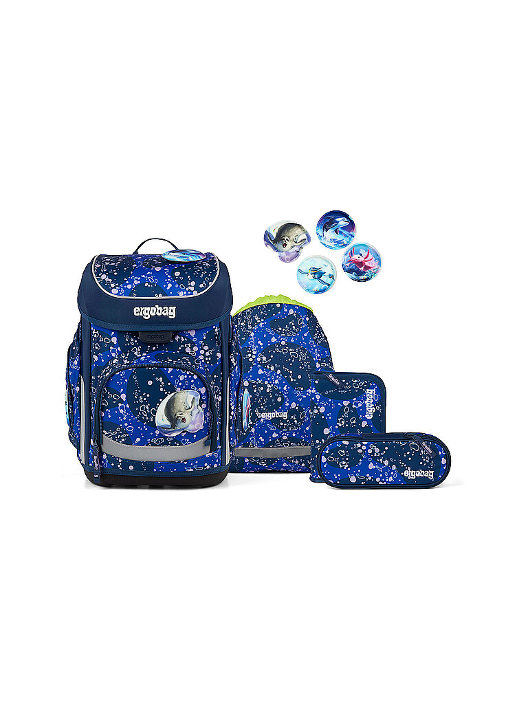 Set di zaini scolastici da 5 pezzi CUBO Abitanti dell'Oceano Orso