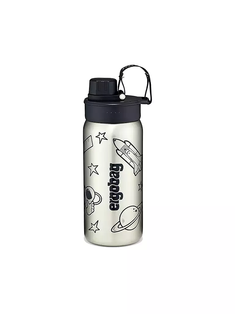 ERGOBAG | Borraccia in acciaio inox 0,5L Black | Nero