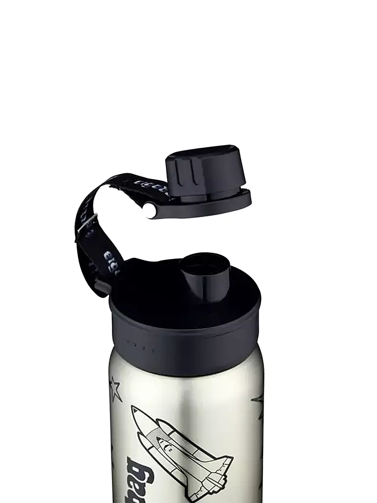 ERGOBAG | Borraccia in acciaio inox 0,5L Black | Nero