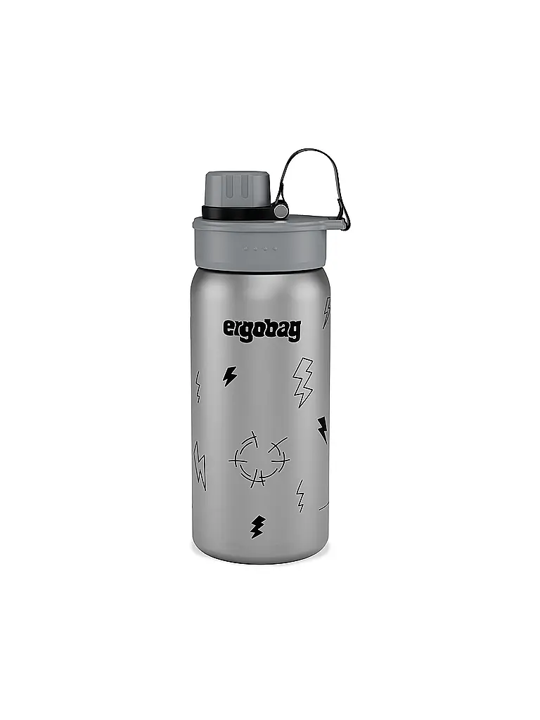 ERGOBAG | Borraccia in acciaio inox Gewitter | Argento
