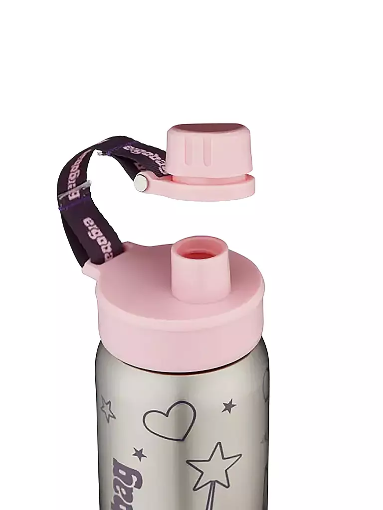 ERGOBAG | Borraccia in acciaio inox rosa | Rosa