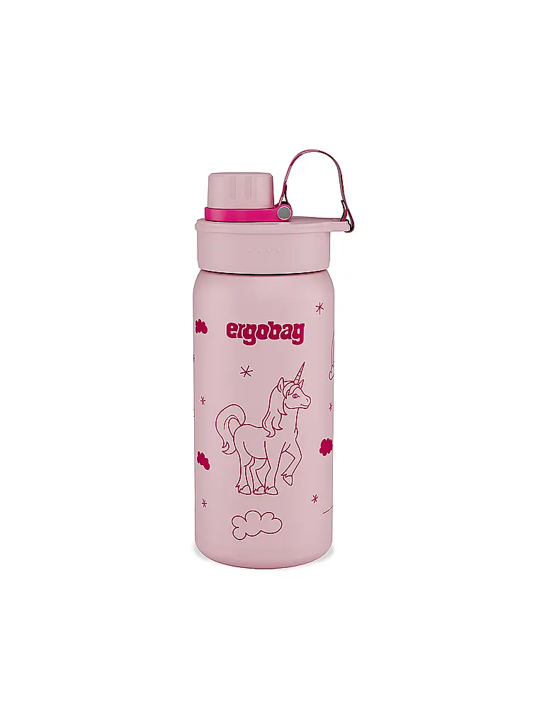 ERGOBAG | Borraccia in acciaio inox Unicorno | Rosa