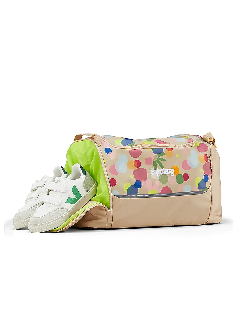 ERGOBAG | Borsa sportiva Flower PowBär 2026 | Beige