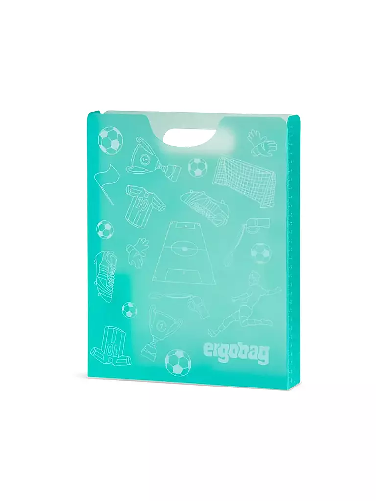 ERGOBAG | Cartellina per quaderni Calcio | Verde