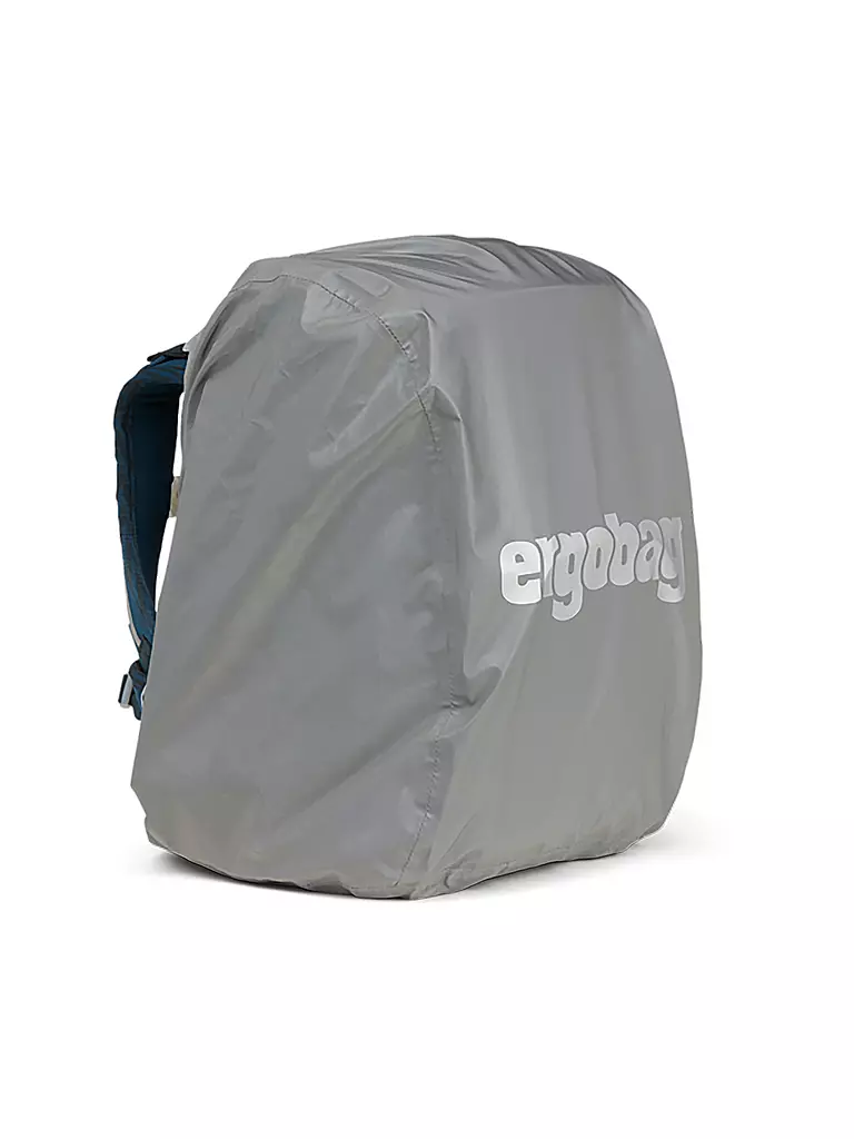 ERGOBAG | Copertura antipioggia riflettente grigia | Grigio