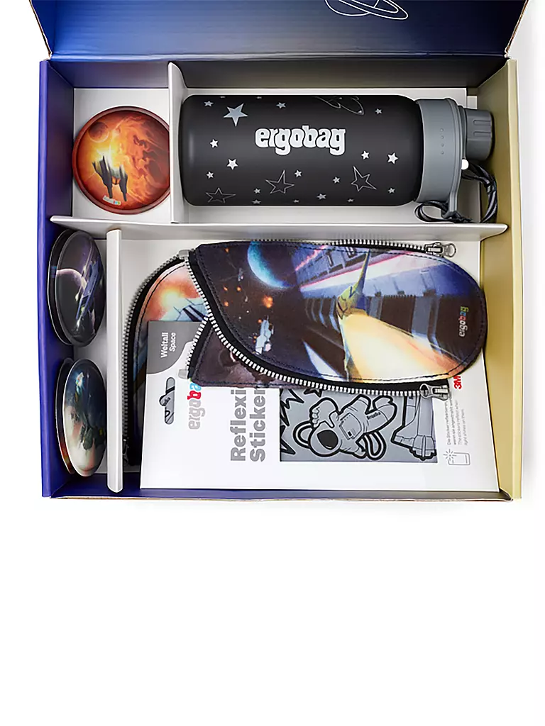 ERGOBAG | Fan Box - Spazio | Blu scuro