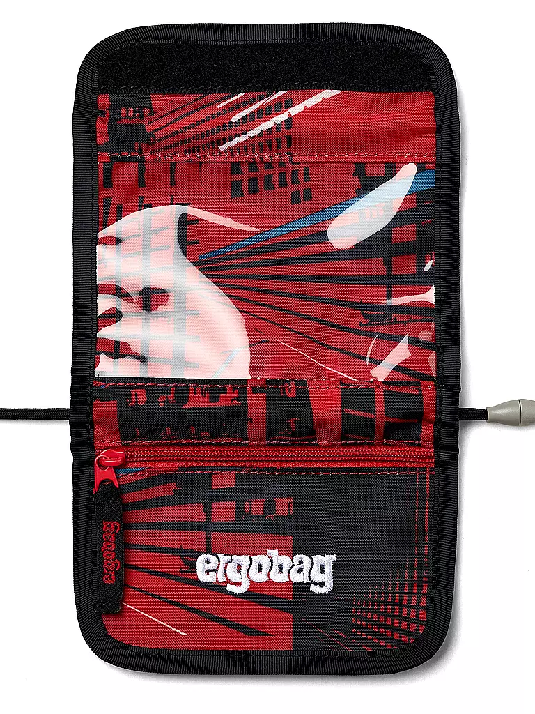 ERGOBAG | Portafoglio da collo AlarmBärreitschaft | Rosso