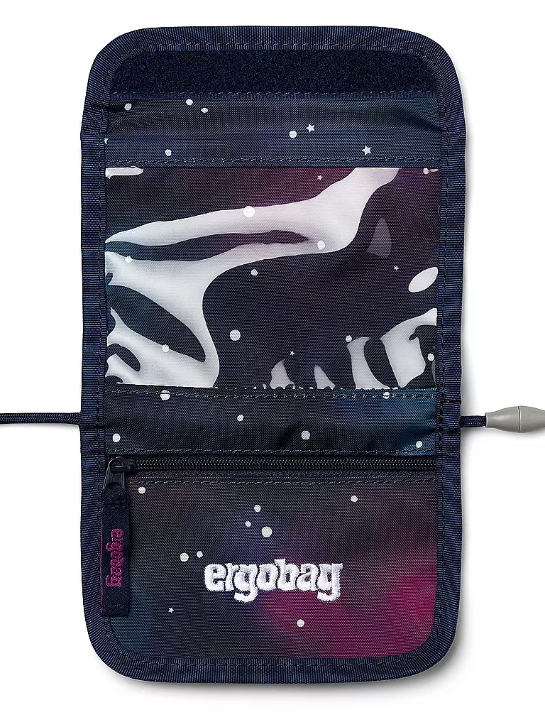 ERGOBAG | Portafoglio da collo Bärlaxy | Blu scuro