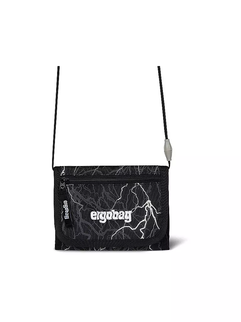 ERGOBAG | Portafoglio da collo Super ReflektBär | Nero