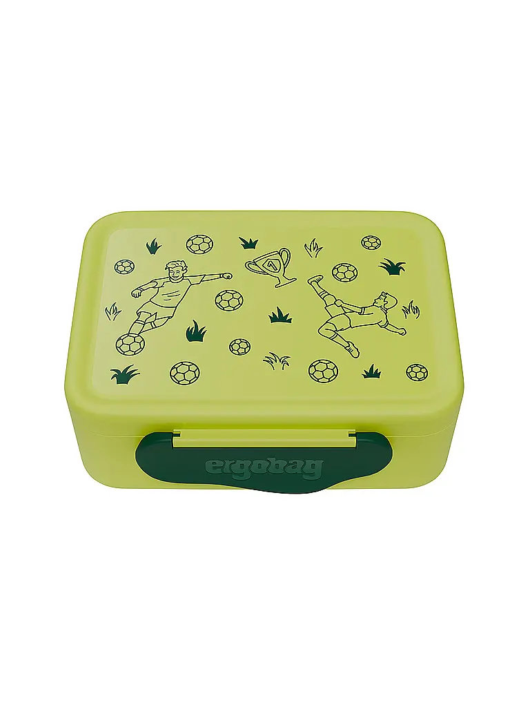 ERGOBAG | Portamerenda in plastica calcio | Verde chiaro