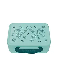 ERGOBAG | Portamerenda in plastica con cavalli | Menta