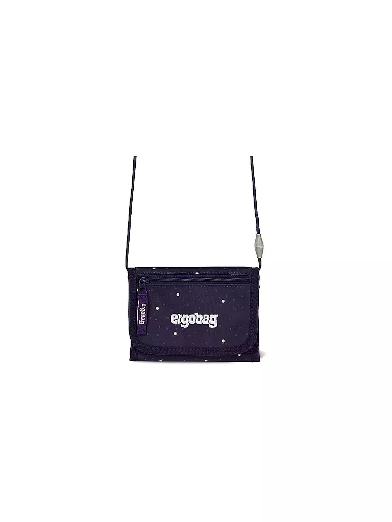 ERGOBAG | Portamonete da collo - Orso Osservatore di Stelle | Blu scuro