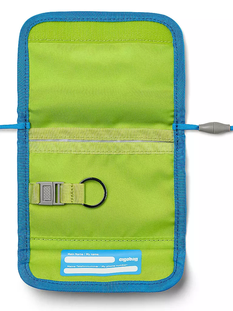 ERGOBAG | Portamonete da collo - Verfolg Bär Jagd | Nero