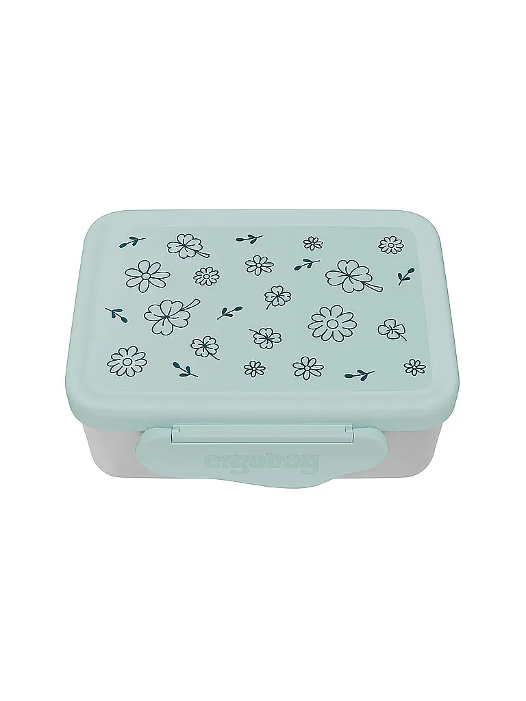ERGOBAG | Portapranzo in acciaio inox con fiori | Menta
