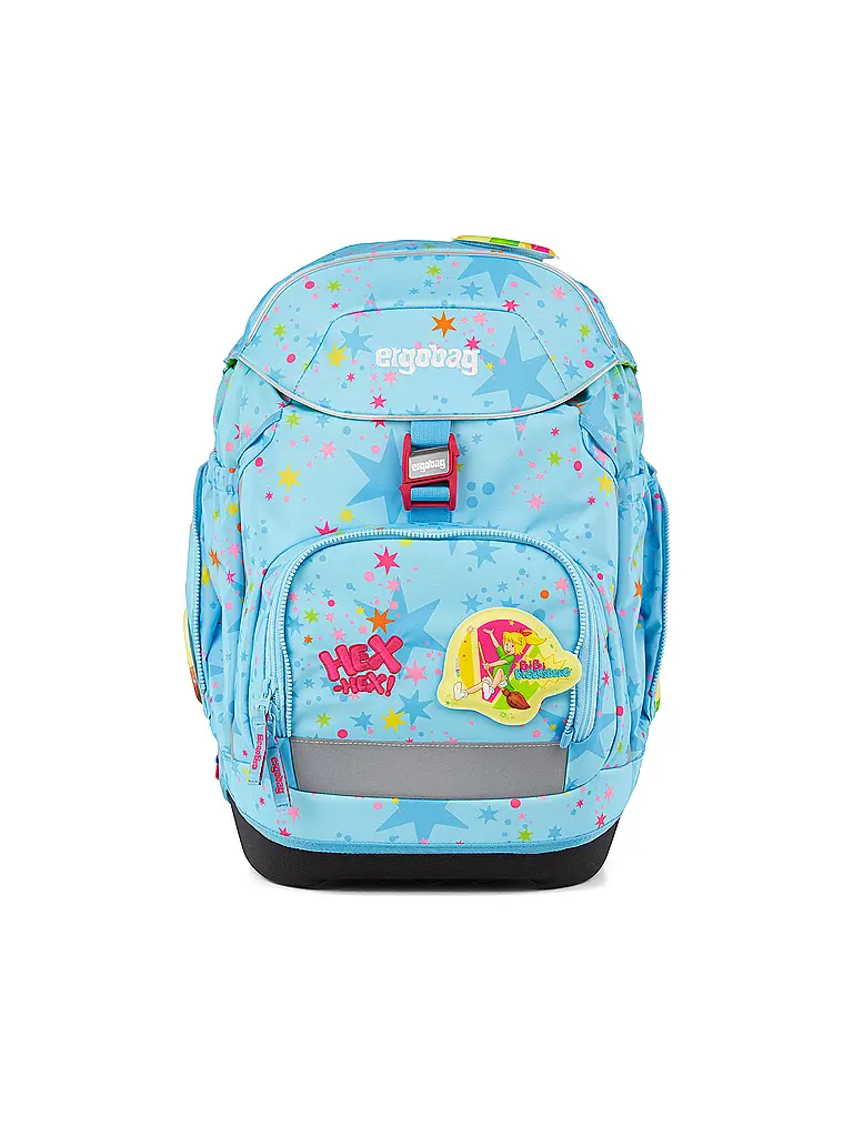 ERGOBAG | Schulrucksack Set 6tlg Pack Bärhext | Blu chiaro