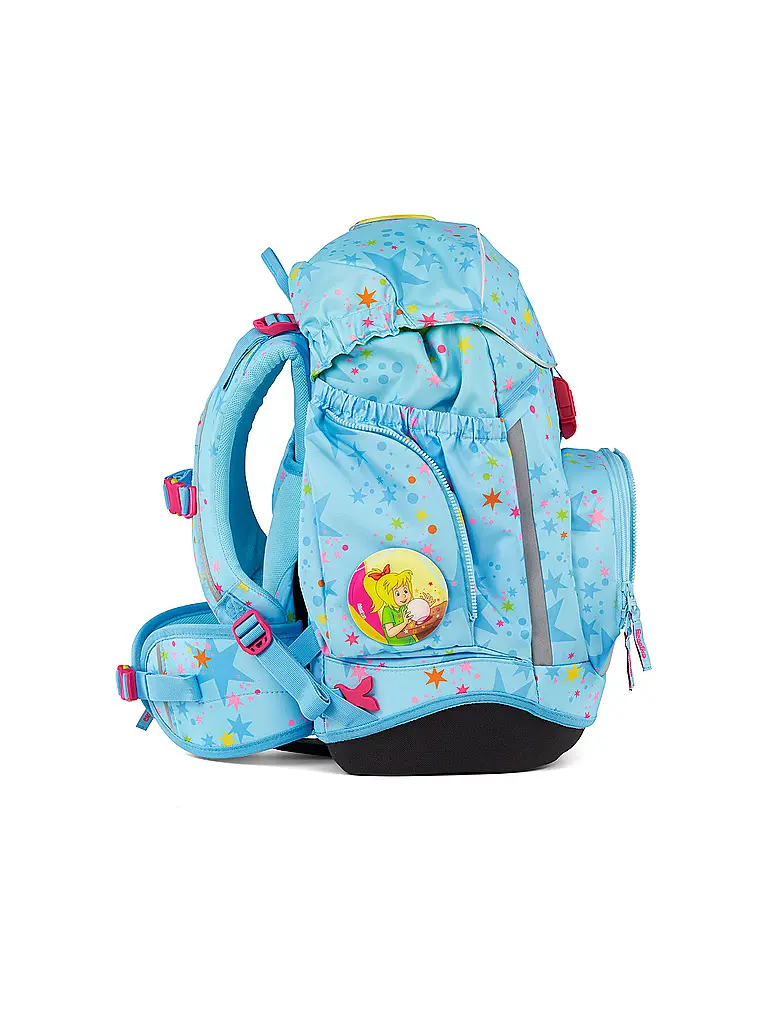 ERGOBAG | Schulrucksack Set 6tlg Pack Bärhext | Blu chiaro