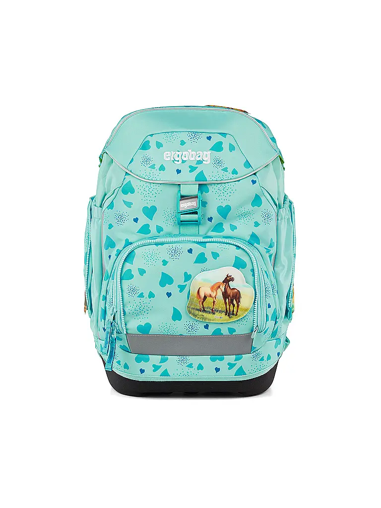 ERGOBAG | Schulrucksack Set 6tlg Pack ReitBärtraum | Turchese