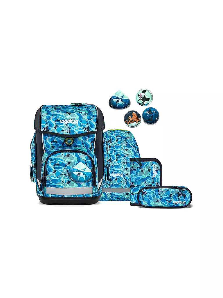 ERGOBAG | Schultasche Set 5tlg CUBO AbtauchBär | Blu