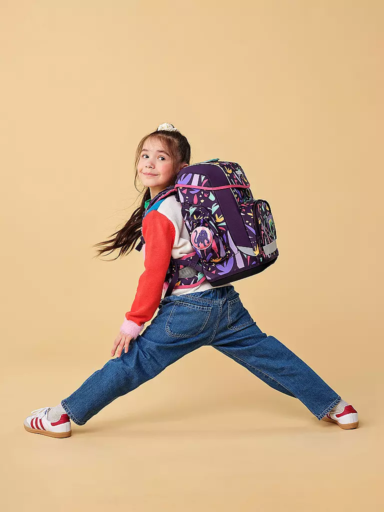 ERGOBAG | Schultasche Set 5tlg CUBO LIGHT AmBärzonas  | Lilla