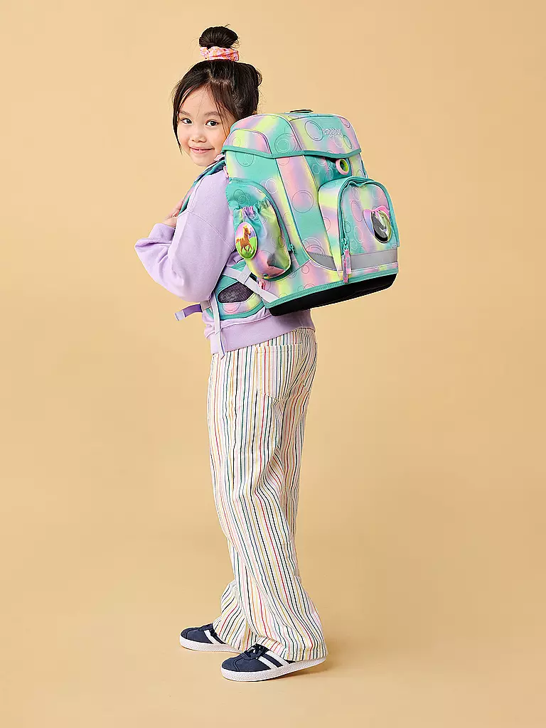 ERGOBAG | Schultasche Set 5tlg CUBO LIGHT ZauBärwelt  | Multicolore