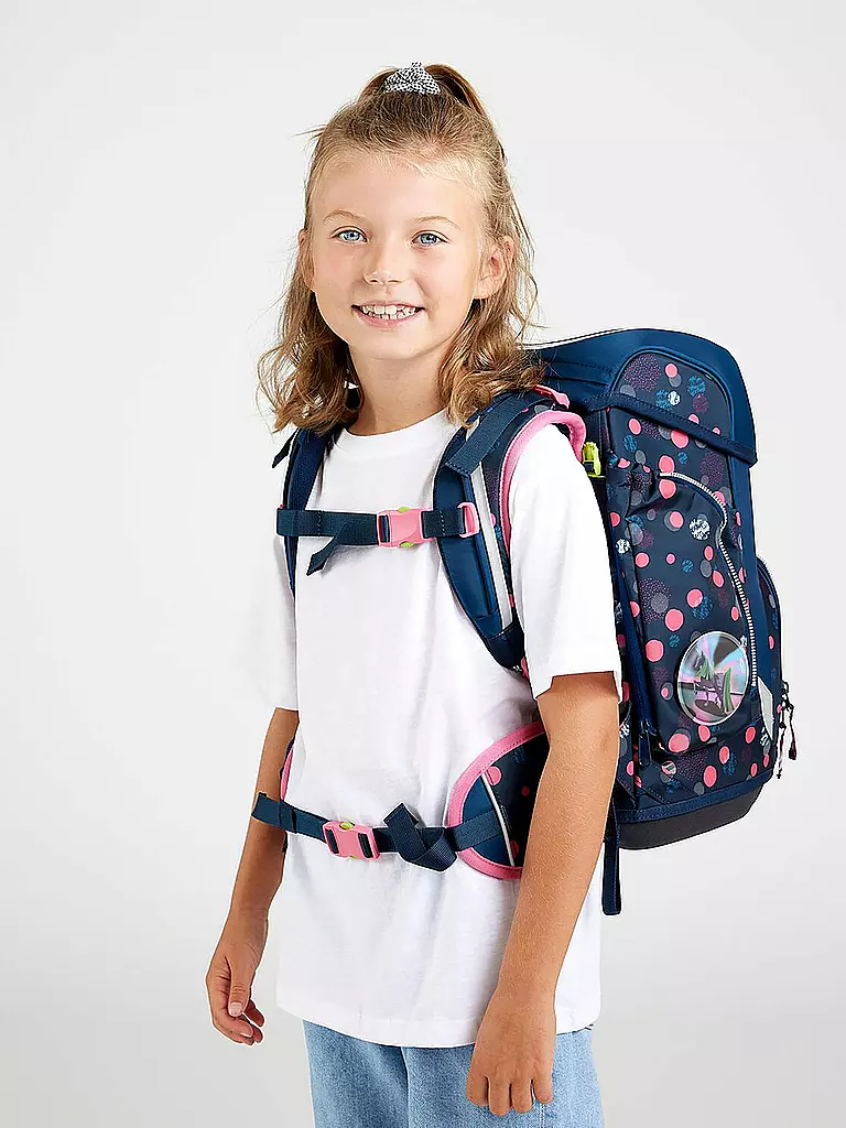 ERGOBAG | Schultaschen Set 5tlg Cubo - hantBärsiewelt | Nero