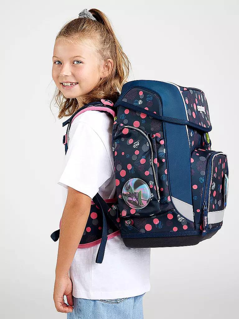 ERGOBAG | Schultaschen Set 5tlg Cubo - hantBärsiewelt | Nero