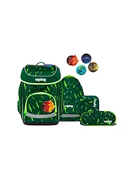 ERGOBAG | Schultaschen Set 5tlg CUBO Bärtastisch 2026 | Verde scuro