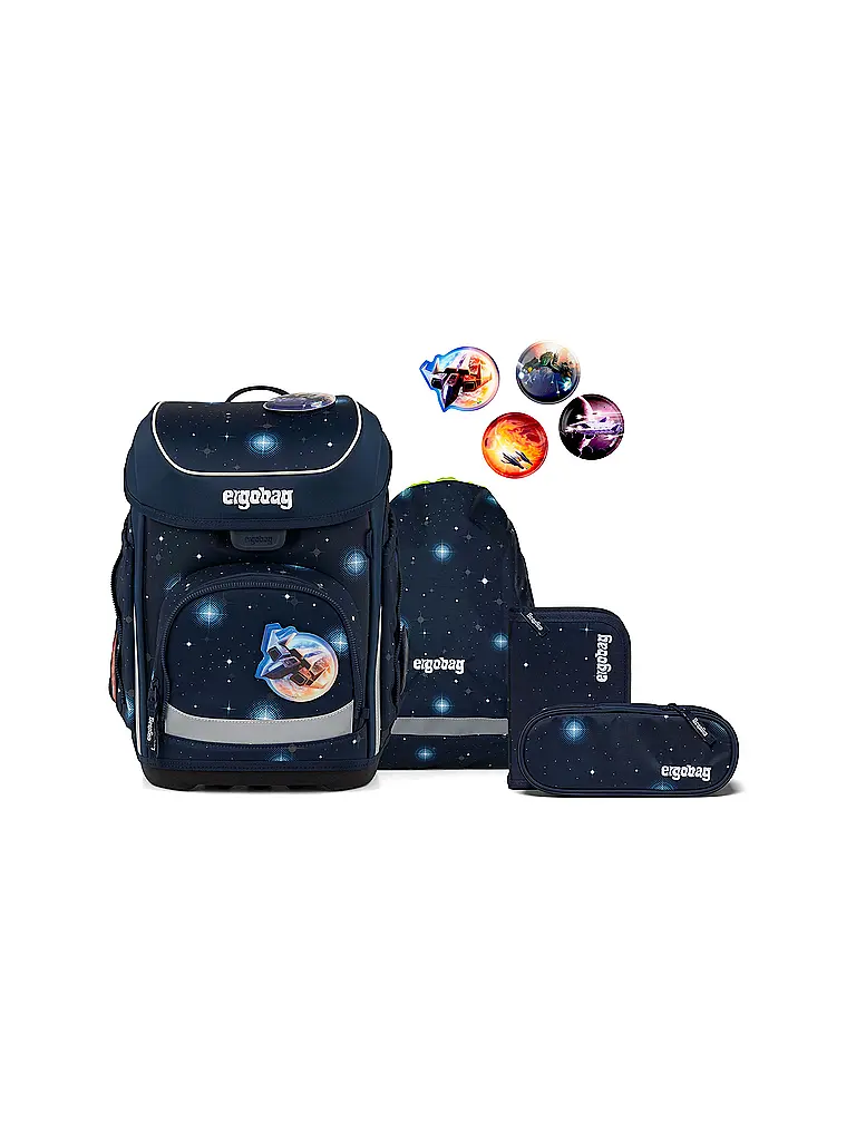 ERGOBAG | Schultaschen Set 5tlg CUBO KoBärnikus 2026 | Nero