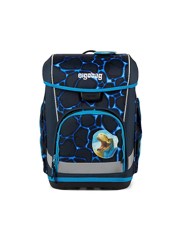 ERGOBAG | Schultaschen Set 5tlg CUBO LIGHT Bärassic Garden | Nero