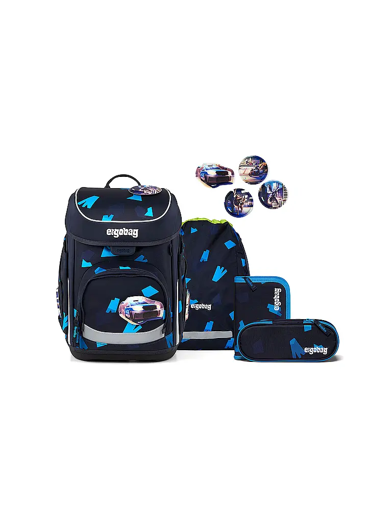 ERGOBAG | Schultaschen Set 5tlg CUBO VerfolgBärjagd 2026 | Nero