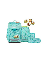 ERGOBAG | Schultaschen Set 5tlg CUBO | Turchese