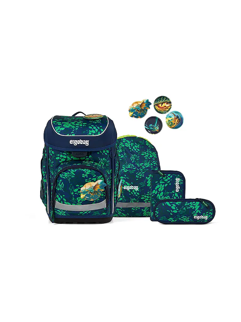 ERGOBAG | Schultaschen Set 5tlg CUBO | Nero