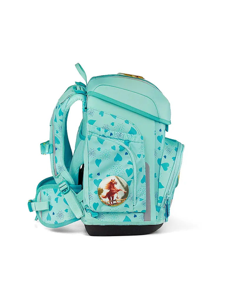 ERGOBAG | Schultaschen Set 5tlg CUBO | Turchese