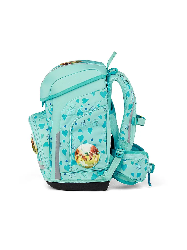 ERGOBAG | Schultaschen Set 5tlg CUBO | Turchese