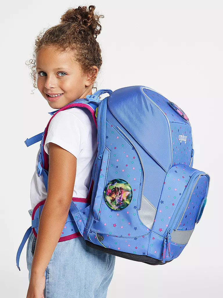 ERGOBAG | Schultaschen Set 5tlg Wide - Bärzaubernd | Blu chiaro