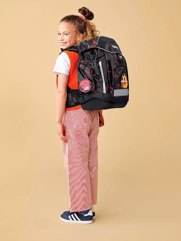 ERGOBAG | Schultaschen Set 6tlg MAXI TaekBärdo | Nero