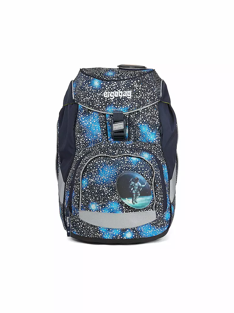 ERGOBAG | Schultaschen Set 6tlg. Pack - Bär Anhalter durch die Galaxie | Blu scuro