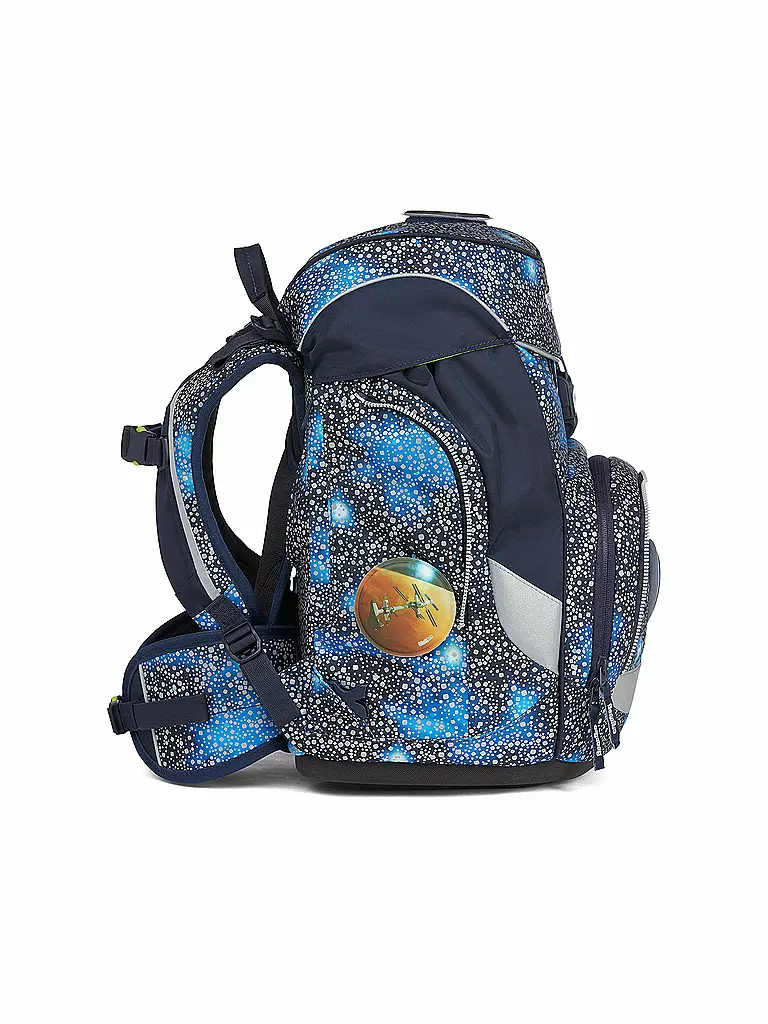 ERGOBAG | Schultaschen Set 6tlg. Pack - Bär Anhalter durch die Galaxie | Blu scuro