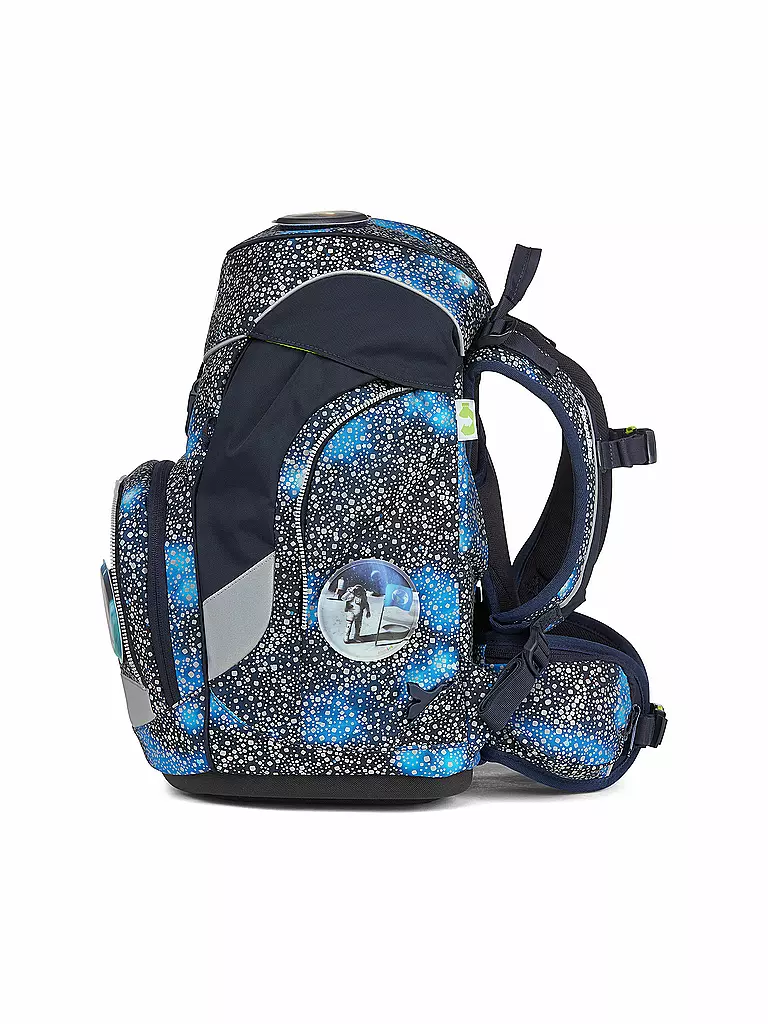 ERGOBAG | Schultaschen Set 6tlg. Pack - Bär Anhalter durch die Galaxie | Blu scuro