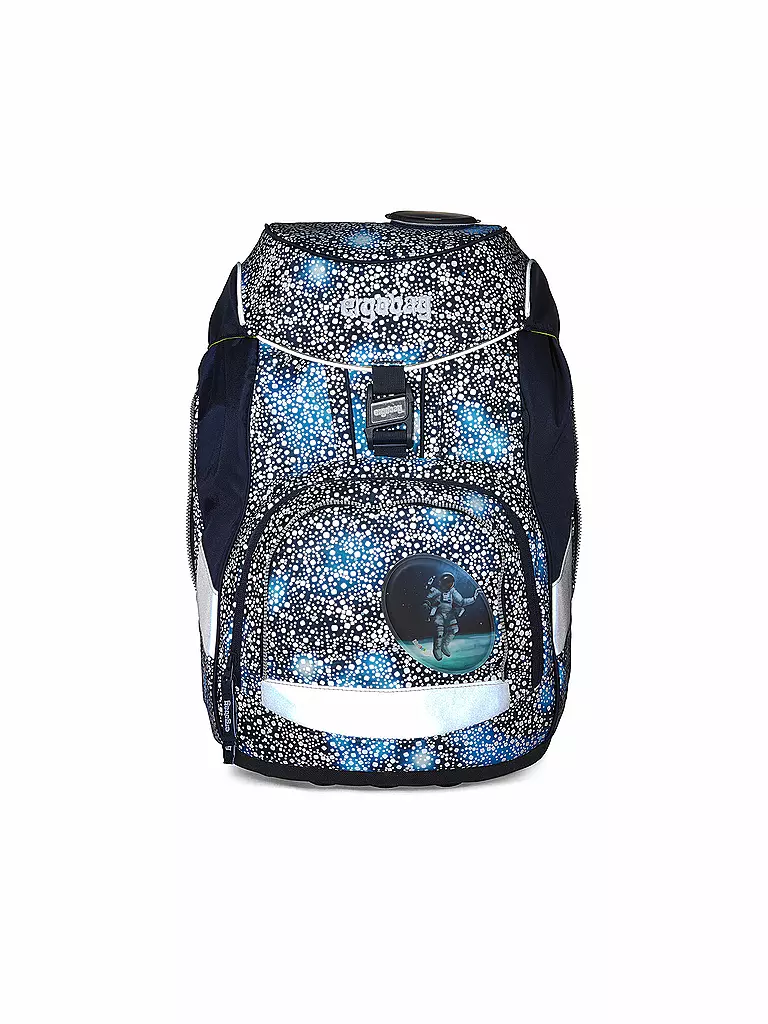 ERGOBAG | Schultaschen Set 6tlg. Pack - Bär Anhalter durch die Galaxie | Blu scuro