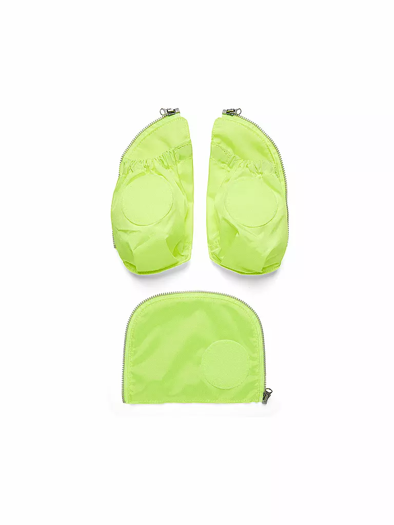 ERGOBAG | Set di tasche laterali con zip giallo | Giallo
