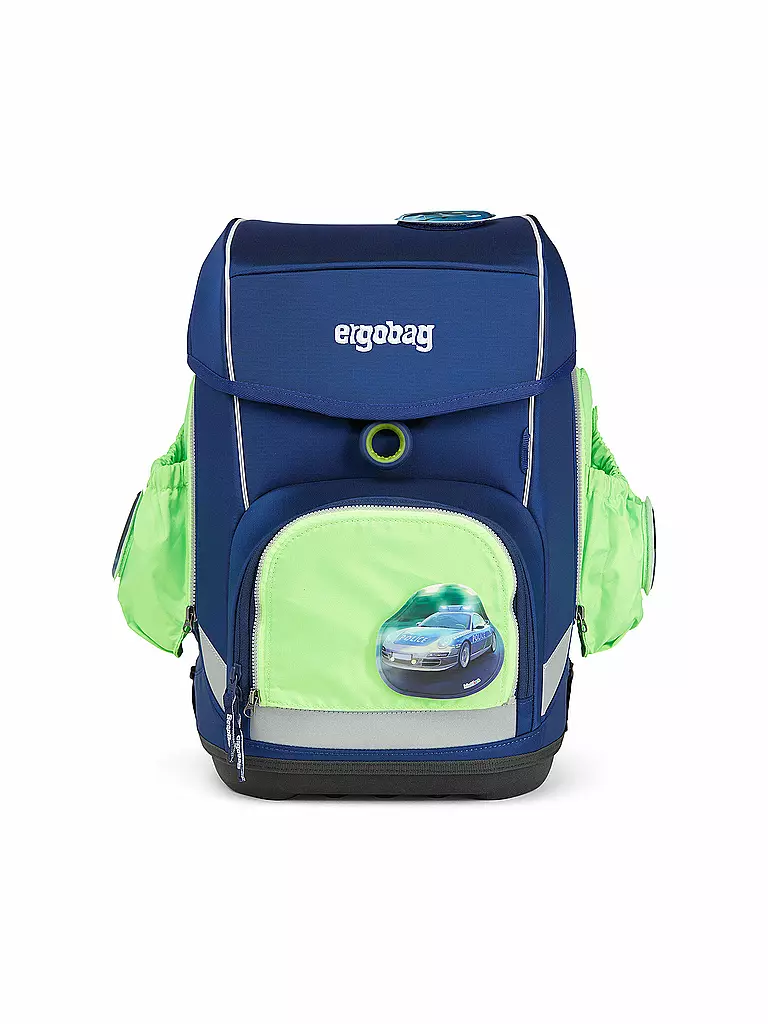 ERGOBAG | Set di tasche laterali con zip verde | Verde chiaro
