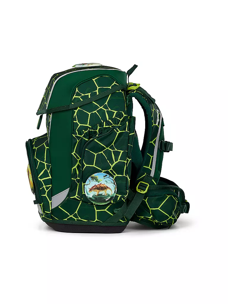 ERGOBAG | Set di zaini scolastici 5 pezzi CUBO | Verde scuro