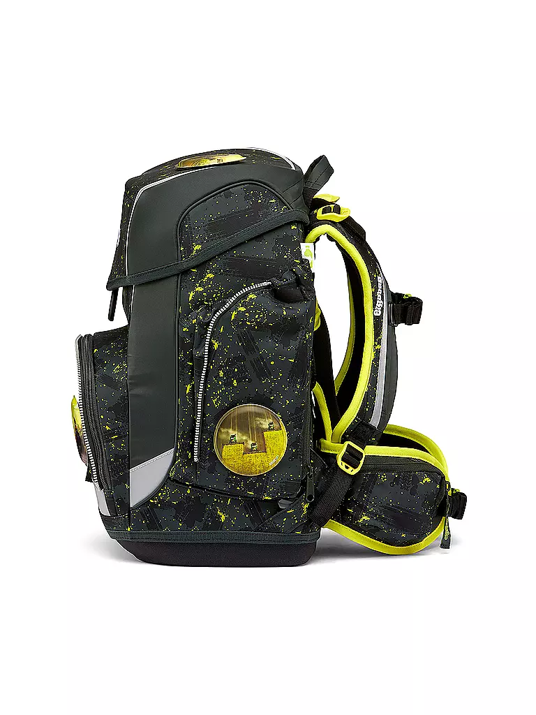 ERGOBAG | Set di zaini scolastici 5 pz. CUBO - MähdreschBär | Verde scuro