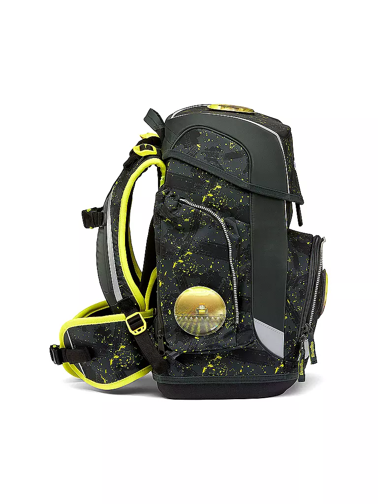 ERGOBAG | Set di zaini scolastici 5 pz. CUBO - MähdreschBär | Verde scuro