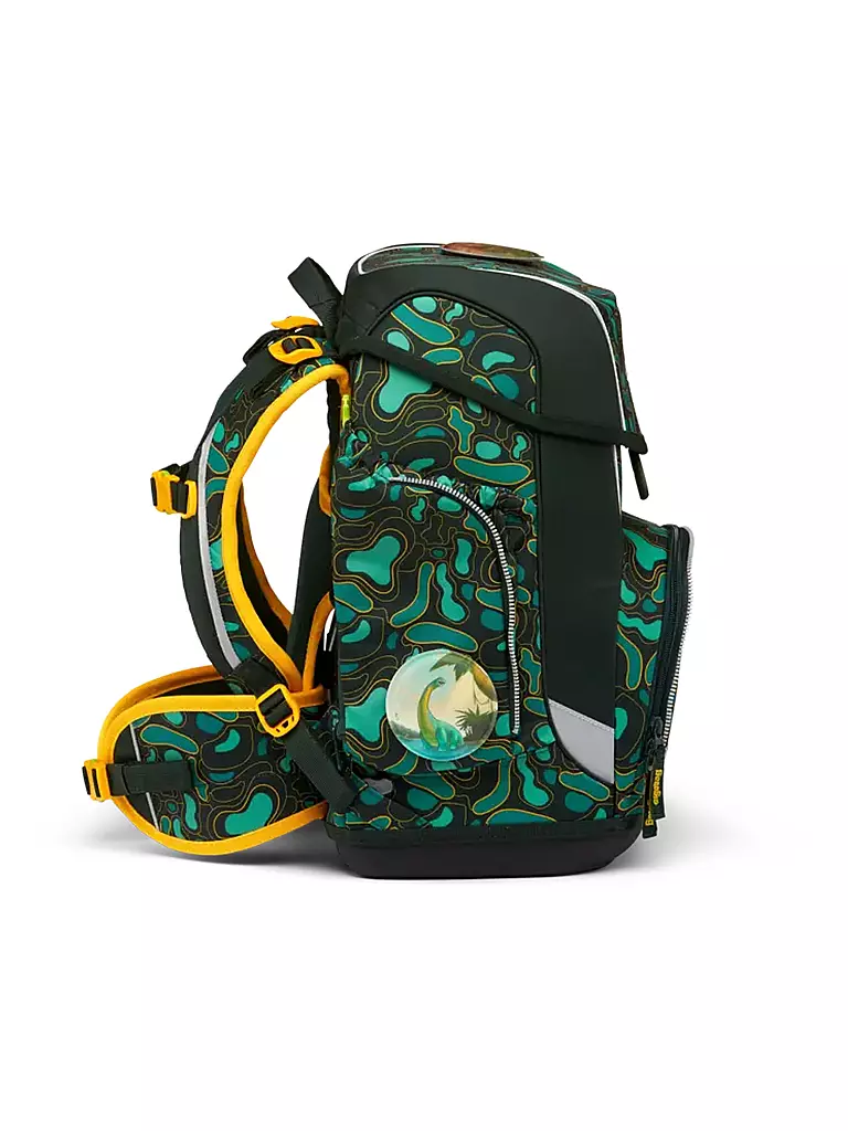 ERGOBAG | Set di zaini scolastici 5 pz. CUBO - TriBäratops | Verde scuro