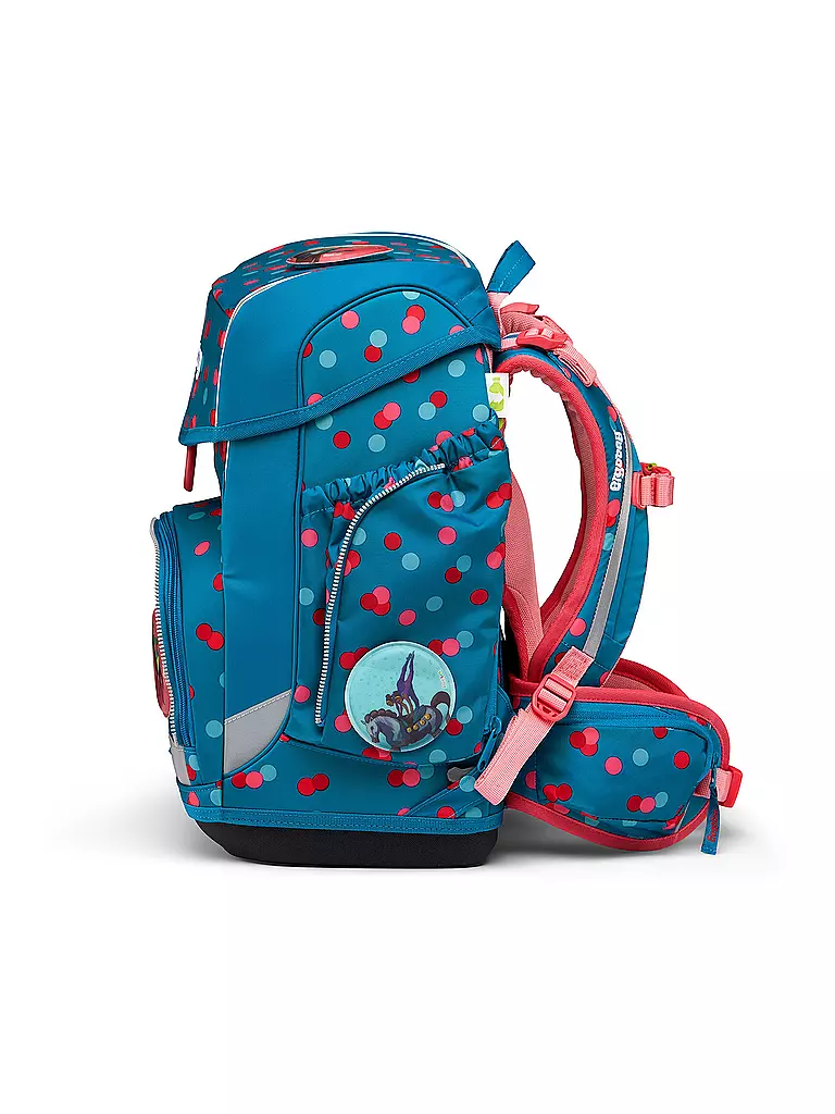 ERGOBAG | Set di zaini scolastici 5 pz. CUBO - VoltiBär | Petrolio