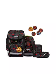 ERGOBAG | Set di zaini scolastici 5 pz. CUBO - MähdreschBär | Nero
